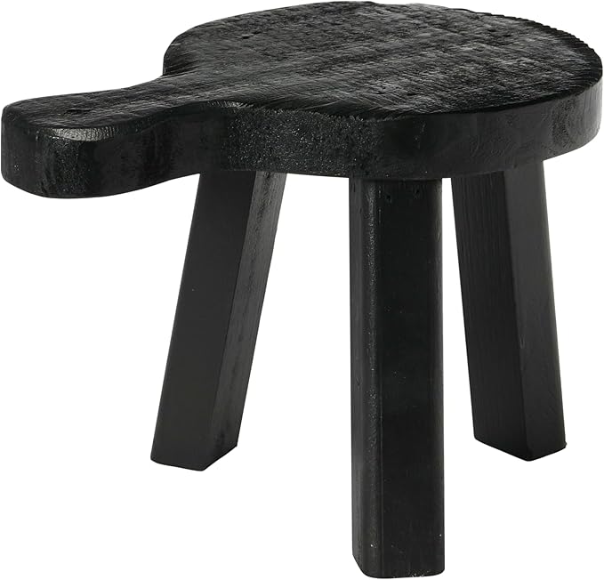 Creative Co-Op Decorative Wood Pedestal, Black