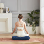 Meditation Cushion Bolster Pillow for Restorative Yoga – Supportive Cushion for Meditation, Pilates, and Relaxation – Filled with Buckwheat Hulls - Removable Cover