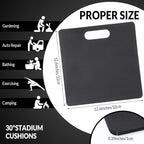 Sintuff 30 Pack Stadium Cushion Bulk,Stadium Seat Pads,Multi Use Kneeling Pads,Thick Bleacher Cushion Seat for Camping Hiking Picnic Trekking Travel Yoga Classroom Seating