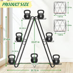 Heavy Duty Metal Plant Stand, Indoor Outdoor Plant Shelf & Rack - 3 Tiers 7 Pots, Plant Holder for Plants/Flowers/Planters, for Living Room Home Corner Patio & Garden