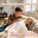 47x39 Inch Throw Blanket for Couch - Ultra-Cozy Soft Fleece Lightweight Blanket for Travel, Bedroom Camping Boho Cute Summer Design for All Seasons, as Gift, Cozy Home Decor Accessory