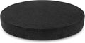 Tromlycs Round Chair Seat Cushion Pad 16 inch for Circle Stool Chairs Non Slip Decorative Foam Cushion Pillow, 1 Piece, 16 x 16 inches, Black
