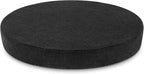 Tromlycs Round Chair Seat Cushion Pad 16 inch for Circle Stool Chairs Non Slip Decorative Foam Cushion Pillow, 1 Piece, 16 x 16 inches, Black