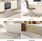 WISELIFE Anti Fatigue Floor Mat - 4/5 Inch Thick Kitchen Mat Non Slip Waterproof Heavy Duty Ergonomic Comfort Mat Durable for Home, Office, Sink, Laundry,(20" x 39", Khaki)