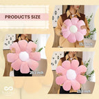 sioloc Flower Pillow,Flower Shaped Throw Pillow Butt Cushion Floor Pillow,Seating Cushion,Cute Room Decor & Plush for Bedroom Sofa Chair(Blush,23.6'')