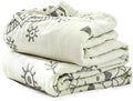 Boho Throw Blanket for Bed 100% Cotton Ultra Soft Rustic Quilt Spring Blanket Geometric Mandela Printed Farmhouse Decor Bed Blankets,80"x90" All Season Rustic Throw for Sofa Couch Chair