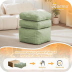 Floor Pillow Cushion for Adults, Meditation Cushion Pillow, Large Square Floor Sitting, for Tatami Living Room or Yoga, 22x22 Inch