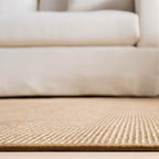Martha Stewart x SAFAVIEH Area Rug Collection - 2'4" x 4', Beige & Ivory, Sisal & Jute, Farmhouse Style, Ideal for Living Room, Bedroom, Office, Accent Space (MSR9501C)