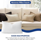 MIULEE Pillow Insert 20x26 Inch, Decorative Rectangle Throw Pillow Inserts, Premium Fluffy Pillow Forms Sham Stuffer for Sofa Couch Living Room