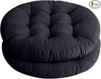 Tiita Outdoor Cushions Square Floor Pillow Thicken Tufted Seat Pad Large Floor Cushion for Yoga Meditation Living Room