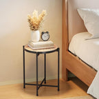 Bamworld Indoor Plant Stand Tall Plant Table Corner Plant Stool Boho Small Plant Holder Single Flower Stand for Large Plants Decor Pot Stand for Living Room Bedroom Balcony
