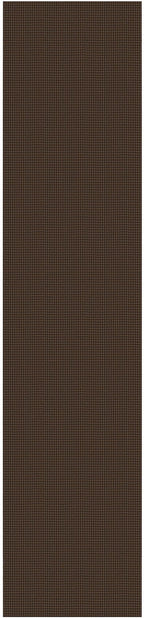 EARTHALL Woven Runner Rug 2.6x12 Ft Washable Runners for Hallways Extra Long Cotton Non Slip Rubber Backed Kitchen Runner Braided Indoor Floor Carpet for Entryway, Hall, Kitchen, Brown
