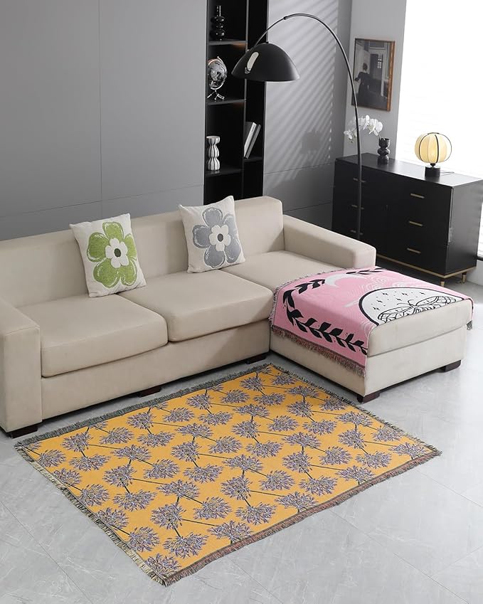 Erke Chair Recliner Cover Boho Throw Blanket Hippie Living Room Decor Wall Hanging Tapestry Outdoor Picnic Camping Rug Mattress Beach Towel Sofa Furniture Slipcover Bohemian 50”x70” The Agapanthus
