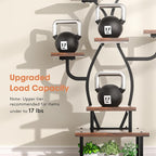 Plant Stand Indoor with Grow Light, 8 Tiered 48" Small Plant Shelf, Corner Plant Stand Stand for Indoor Plants Multiple, Metal Humen-Shaped Plant Flower Holder, for Living Room, Patio, Balcony