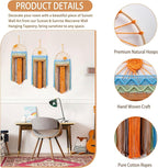 Artilady Sunburst Wall Decor Dream Catcher - Macrame Wall Hanging Large Dreamcatchers, Colorful Hand Woven Tapestry Sunshine Boho Room Decor for Bedroom Living Room Nursery (Sunshine)