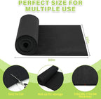 Riare 16x80 Inch Black Felt Planter Liner Roll- 2 Rolls Non-Woven Fabric Planter Liner for Outdoor Plants, Coco Liner Roll Alternative Basket Planter Liner for Planters Hanging Basket Window Box