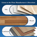 Veken Rug Gripper Pad for Hardwood Floors Tile Floors, 12 Pcs Rug Tape, Thick Cushion Non Slip Rug Pads for Area Rugs, Under Carpet Anti Skid Mat, Keep Your Rugs Safe and in Place, 2x3 Ft
