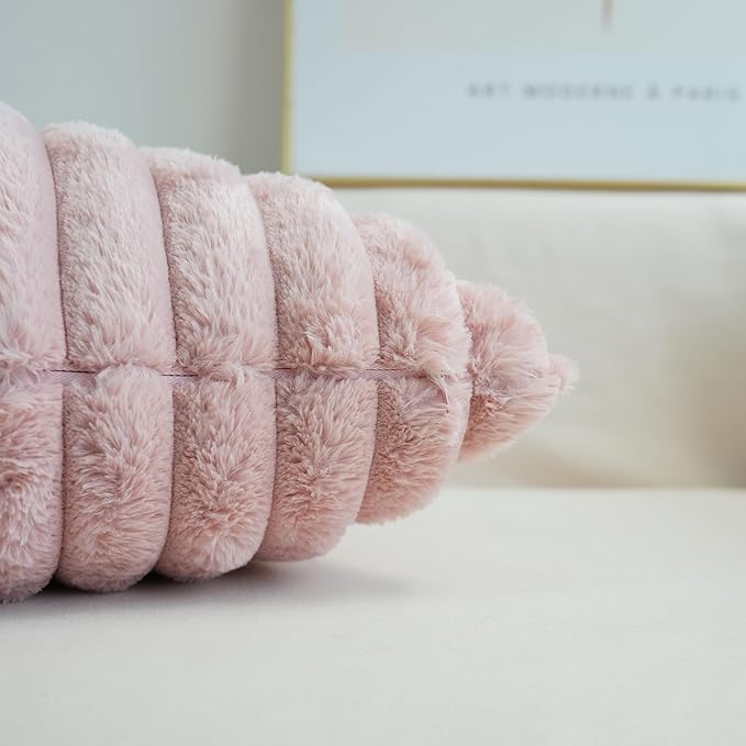 JOJUSIS Pack of 2 Faux Fur Plush Decorative Throw Pillow Covers Couch Cushion Case Soft Pillowcases (Pink, 20 x 20-Inch)