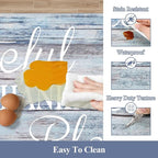HEBE Anti Fatigue Kitchen Mat Set of 2 Non Slip Cushioned Kitchen Mats for Floor Waterproof Farmhouse Kitchen Rugs and Mats Set Comfort Standing Desk Mat Carpet for Sink,Office,Laundry