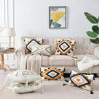Merrycolor White Grey Boho Pillow Covers 20x20 with Tassels Tufted Decorative Gray Throw Pillows Neutral Modern Accent Pillowcase Farmhouse Square Cushion Covers for Couch Sofa Bedroom Living Room