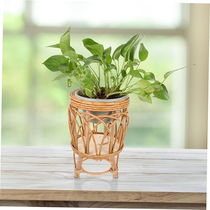 Boho Style Rattan Planter Indoor Outdoor Home Decor Baskets for Plant Decor