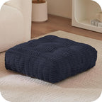 Floor Pillow Cushion for Adults, Meditation Cushion Pillow, Large Square Floor Sitting, for Tatami Living Room or Yoga, 22x22 Inch
