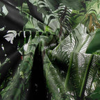 JAWO Green Plant Tapestry, Aesthetic Banana Palm Tree Leaves Wall Hanging for Bedroom, Tropical Forest College Dorm Home Decor (71" W x 60" H)