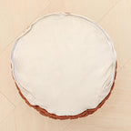 Asuprui Pouf Ottoman Round Ottoman Foot Rest Foot Stool Poufs for Living Room Bean Bag Chair Floor Pouf Storage Solution or Wedding