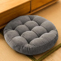 SK Studio Meditation Floor Pillow, Large Floor Cushions, Round Floor Cushion Seating for Adults Kids, Classroom Furniture Floor Pillow for Yoga Living Room, Grey, 17" W x 17" L (Pack of 1)
