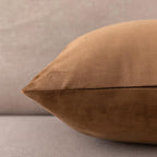 NiNi ALL Decorative Throw Pillow Covers Pack of 2, Velvet Cushion Case for Couch Bedroom Living Room Outdoor, Pillow Covers 18x18 Inch（45 x 45 cm） Brown