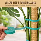 Moss Pole Monstera Plant Support – 2 Pack 28” Bendable Moss Pole Monstera Plant Support, Plant Stakes for Indoor Plants, Tall Plant Sticks Support for Climbing Plants
