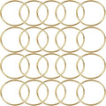 20Pcs Macrame Hoops Ring, BetterJonny 10 Inch Metal Craft Rings Hoops Gold Dream Catcher Rings Wreath Hoop Rings for Home Decorations DIY Crafts and Wall Hanging Crafts
