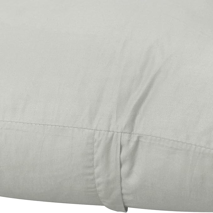 4-Pack 100% Cotton Comfortable Solid Decorative Throw Pillow Case,Thmyo Square Cushion Cover Pillowcase Sublimation Blank Pillow Covers DIY Throw Pillowcase for Sofa Bedroom(24x24 inch/ 60x60cm,Grey)