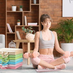 Sawysine 12 Pcs Floor Cushions Classroom Flexible Floor Seating with Handle for Kids in Home School Classroom Kindergarten Daycare Nursery (Pastel Color,Square)