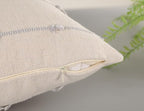 Set of 2 Boho Lumbar Throw Pillow Covers 12x20,Stone Grey and White Neutral Couch Pillow Case with Tassel Fringe Decorative,Modern Accent Farmhouse Cushion Covers for Sofa Couch Bed Living Room