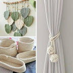 NOANTA Natural Macrame Cord 3mm x 220Yards, Beige Macrame Rope, Cotton Cord for Wall Hanging, Plant Hangers, Christmas Crafts, Knitting