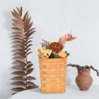 UPKOCH Woven Storage Baskets for Wall Hanging Honey Organizer Nordic Style Decorative Basket for Closet Door Wall Storage