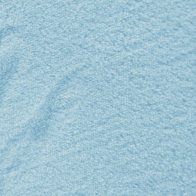 Baby Play Mat for Floor,1.3" Thick Elasti-Foam 50"×74" Playpen Mat for Tummy Time,Water Repellent Soft Coral Velvet for Toddler,Infant,Kids,Non-Slip Backing Safe for Crawling(Light Blue)