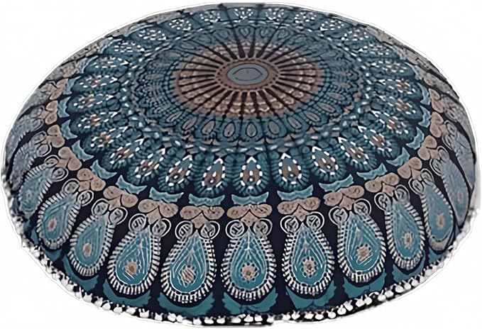 32 Inch Floor Pillow Cushion (Cover Only) Meditation Seating Throw Cushion Cases