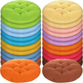 Tinideya 24 Pcs Round Floor Cushions Floor Pillows Meditation Seat Pillows Flexible Seating for Adults Kids, Chair Cushions for Classroom, Nursery, Living Room, Yoga(Medium 15.7 Inch,Colorful)