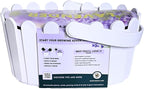 BUZZY Seeds Grow Your Own Lavender Basket – Indoor Flower Grow Kit with Growing Medium, Easy Instructions, Decorative White Basket – Ideal Gardening Gift for Beginners Plant Lovers DIY