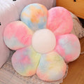 lannery Flower Plush Throw Pillows, Flower Floor Pillow Seating Cushion Toy for Reading, Room, Watching TV (19.7", Color)