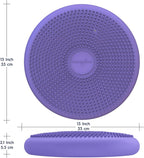 Bouncyband – Wiggle Seat – Purple, 13” D – Large Sensory Cushion for Kids Ages 6-18+ – Promotes Active Learning, Improves Student Productivity, Includes Easy-Inflation Pump