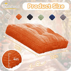 Floor Pillow Cushion for Adults, Meditation Cushion Pillow, Large Square Floor Sitting, for Tatami Living Room or Yoga, 22x22 Inch