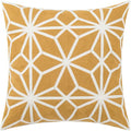 vctops Embroidery Cotton Decorative Throw Pillow Cover Boho Geometric Pattern Cushion Cover for Couch Sofa Bed (Yellow D,18"x18")