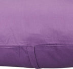 4-Pack 100% Cotton Comfortable Solid Decorative Throw Pillow Case,Thmyo Square Cushion Cover Pillowcase Sublimation Blank Pillow Covers DIY Throw Pillowcase for Sofa Couch(20x20 inch/ 50x50cm,Purple)