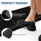 4/5 Inch Thick Kitchen Mat - Cushioned Anti Fatigue Mats for Kitchen Floor - Easy to Clean, Waterproof, Non-Slip Kitchen Rug for Sink, Office, Kitchen (22''x36'' Black)