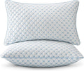 MIULEE Queen Size Bed Pillows, Memory Foam Cooling Set of 2 Decorative Throw Pillows,Adjustable Premium Stuffer for Sofa Couch Bed and Living Room