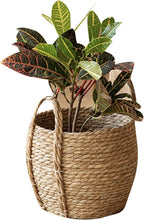Plant Baskets Indoor,Basket Planter,Versatile Rattan Grass Woven Flower Planter,Plant Pot For Living Room Balcony Garden Decoration