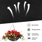 16x120 Inch Fabric Planter Liner Roll for Replacement - Non Woven Plant Felt Liner Roll, Alternative Coconut Fiber Replacement, Easy to Cut for Planter and Hanging Flower Basket Window Box